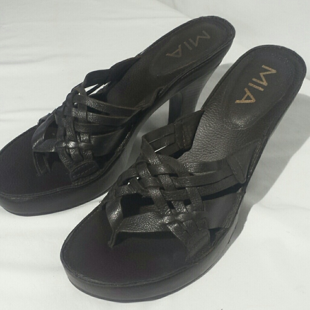 💕MIA* Platform Leather Shoes